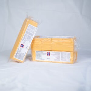 Pasteurized Processed Full Fat شرائح شبيه جبن شيدر كامل الدسم
